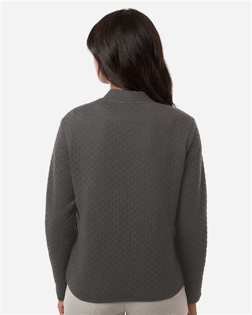 Devon & Jones Women's Berkeley Textured Full-Zip Jacket - DG740W Graphite