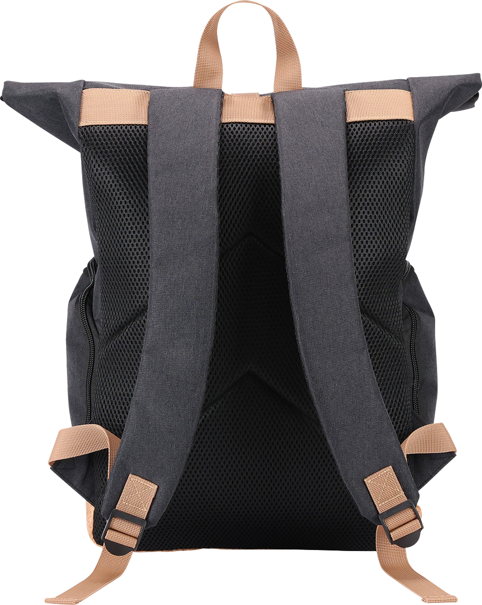 EarthTrendz Sac à dos Rolltop EarthTrendz™ rPE - BG390 Black