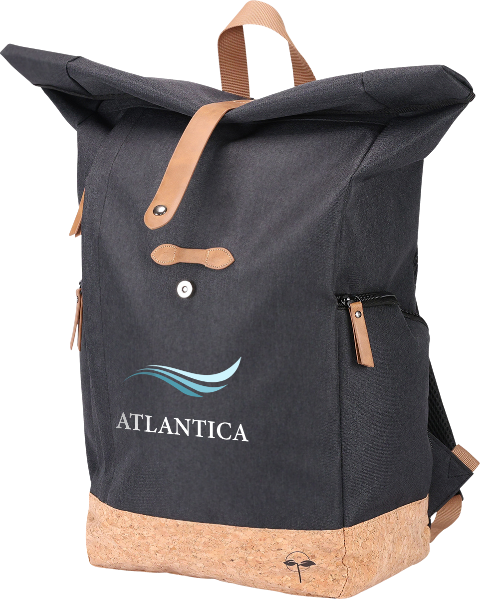 EarthTrendz Sac à dos Rolltop EarthTrendz™ rPE - BG390 Black