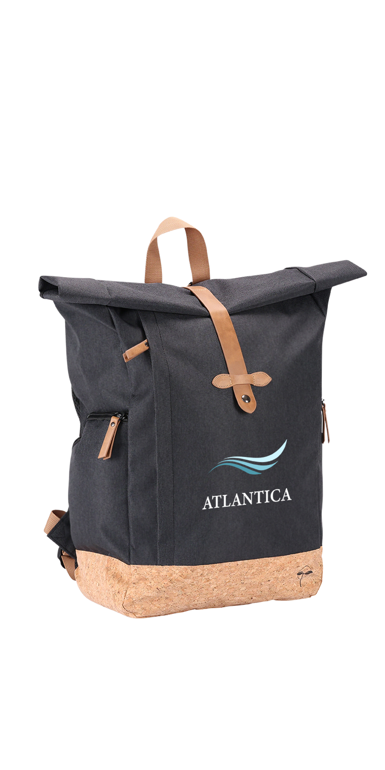 EarthTrendz Sac à dos Rolltop EarthTrendz™ rPE - BG390 Black