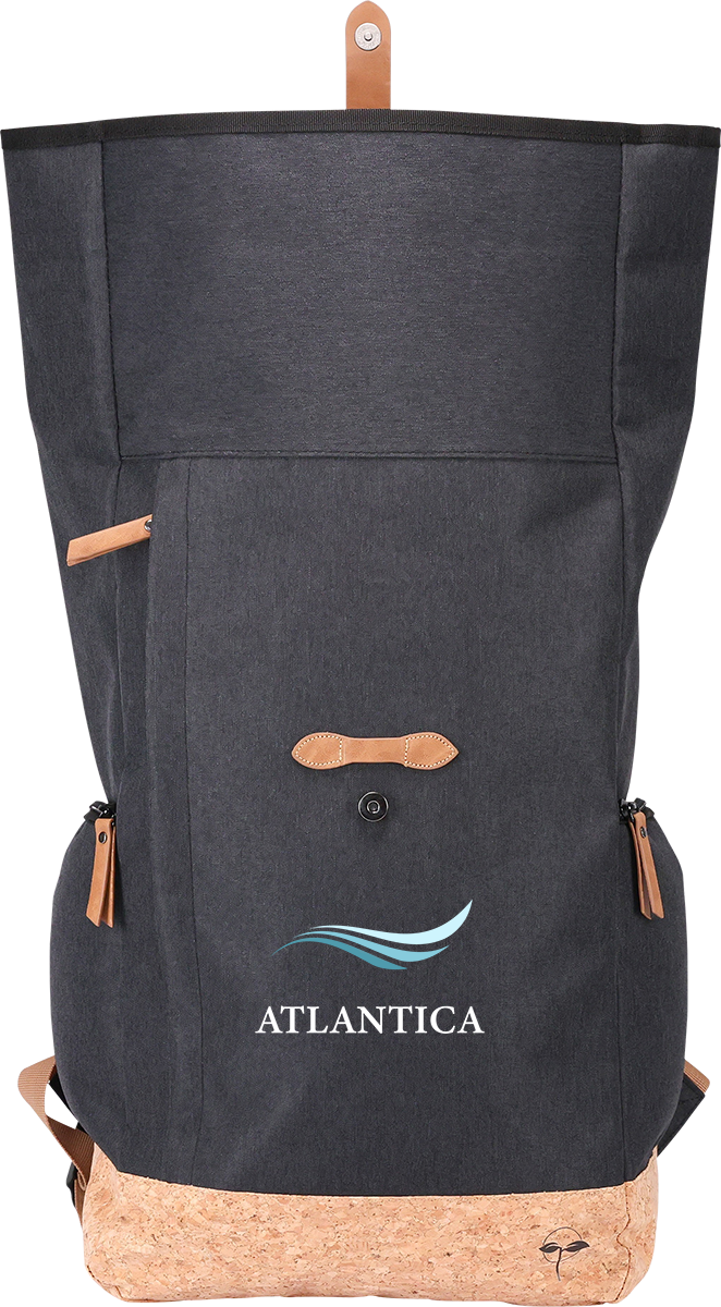 EarthTrendz Sac à dos Rolltop EarthTrendz™ rPE - BG390 Black