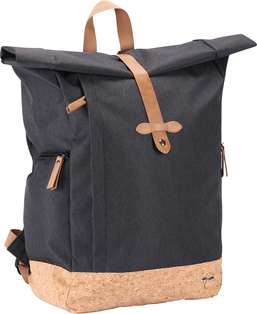 EarthTrendz Sac à dos Rolltop EarthTrendz™ rPE - BG390 Black
