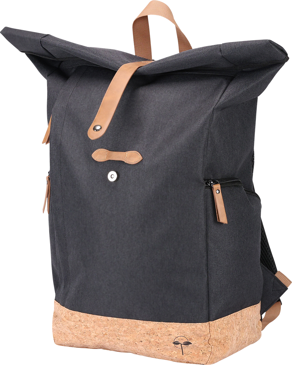 EarthTrendz Sac à dos Rolltop EarthTrendz™ rPE - BG390 Black
