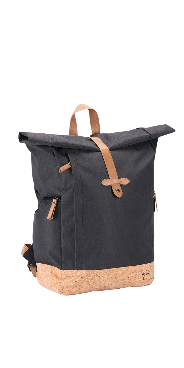 EarthTrendz Sac à dos Rolltop EarthTrendz™ rPE - BG390 Black