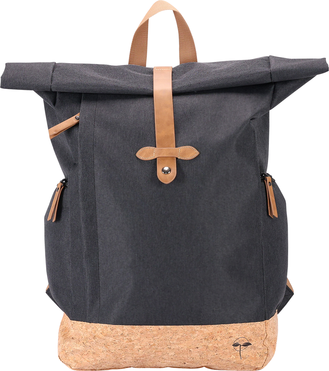 EarthTrendz Sac à dos Rolltop EarthTrendz™ rPE - BG390 Black