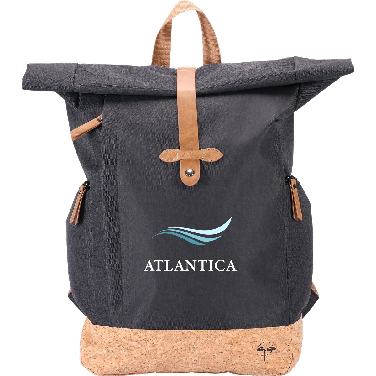 EarthTrendz Sac à dos Rolltop EarthTrendz™ rPE - BG390 Black