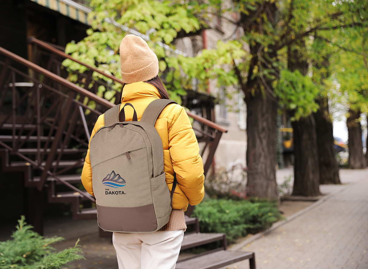 Sac à dos quotidien en canevas de coton 16 oz - BG391 Tan