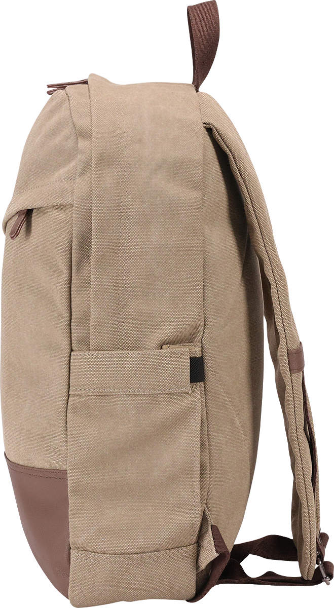 Sac à dos quotidien en canevas de coton 16 oz - BG391 Tan