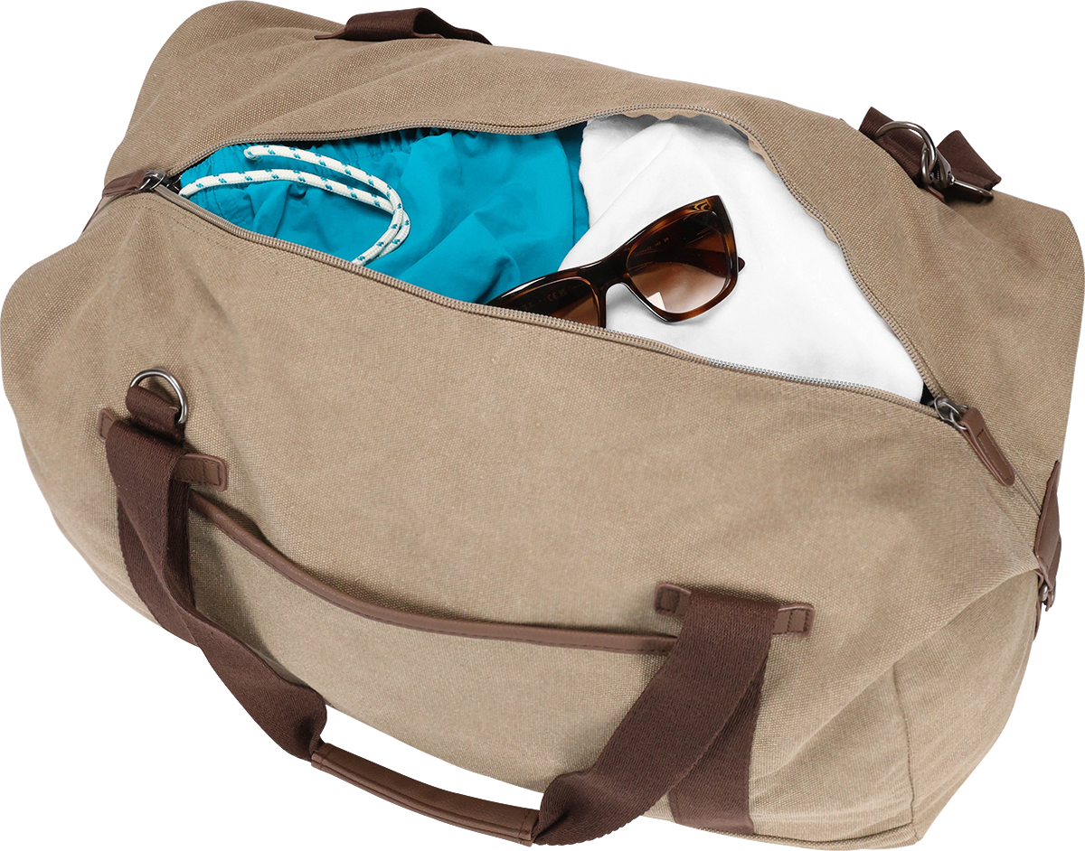 Sac de sport quotidien en canevas de coton 16 oz - BG392 Tan