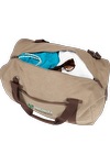 Sac de sport quotidien en canevas de coton 16 oz - BG392 Tan