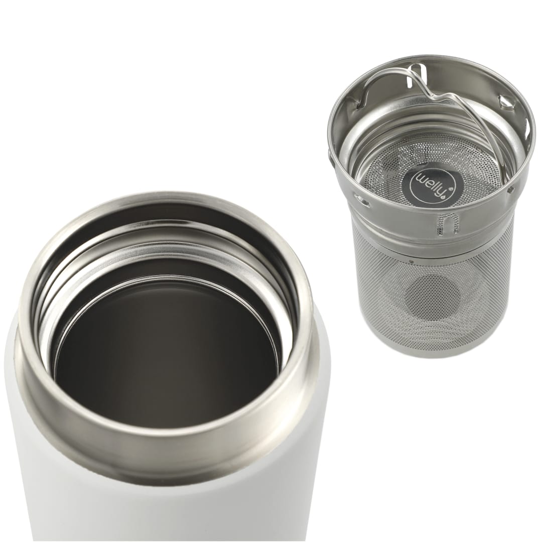 Welly Welly® Traveler Copper Vacuum Bottle 18oz - 1629-01 White