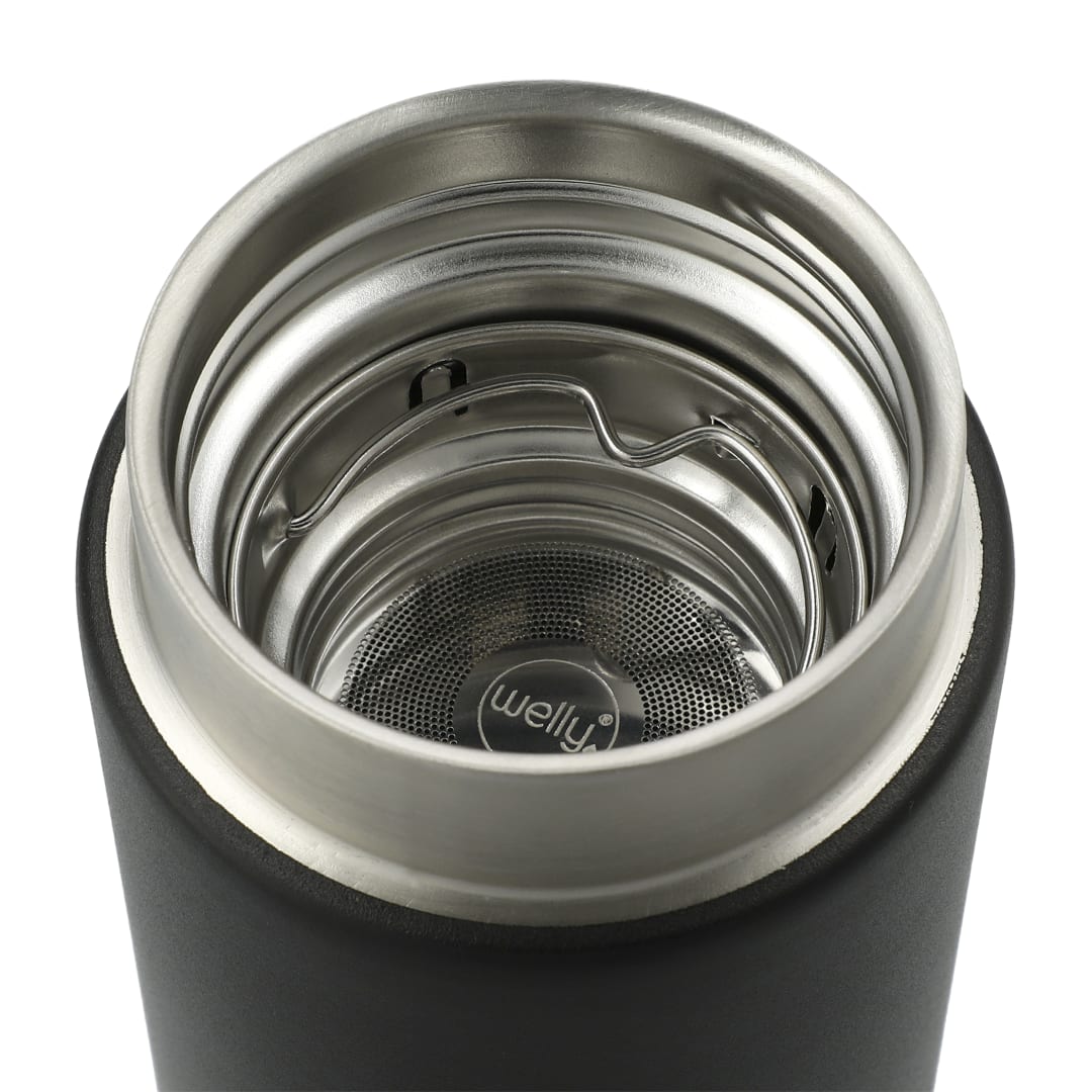 Welly Welly® Traveler Copper Vacuum Bottle 18oz - 1629-01 Black