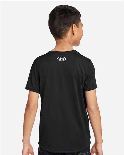 Under Armour Youth Tech™ Team T-Shirt - 1377487 Black- White
