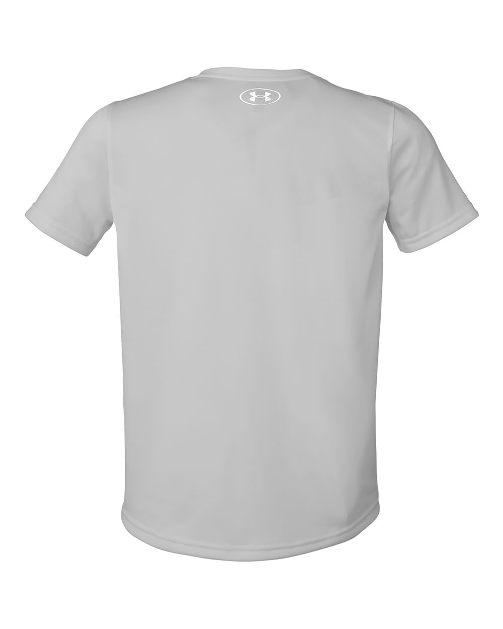 Under Armour Youth Tech™ Team T-Shirt - 1377487 Mod Grey Light Heather- White