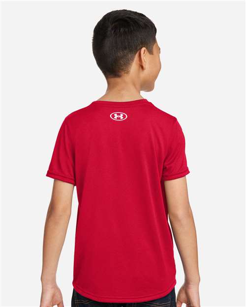 Under Armour Youth Tech™ Team T-Shirt - 1377487 Red- White