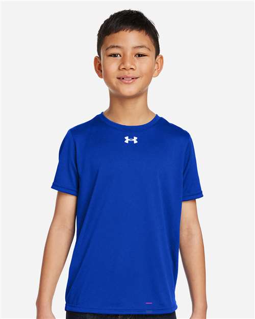 Under Armour Youth Tech™ Team T-Shirt - 1377487 Royal- White