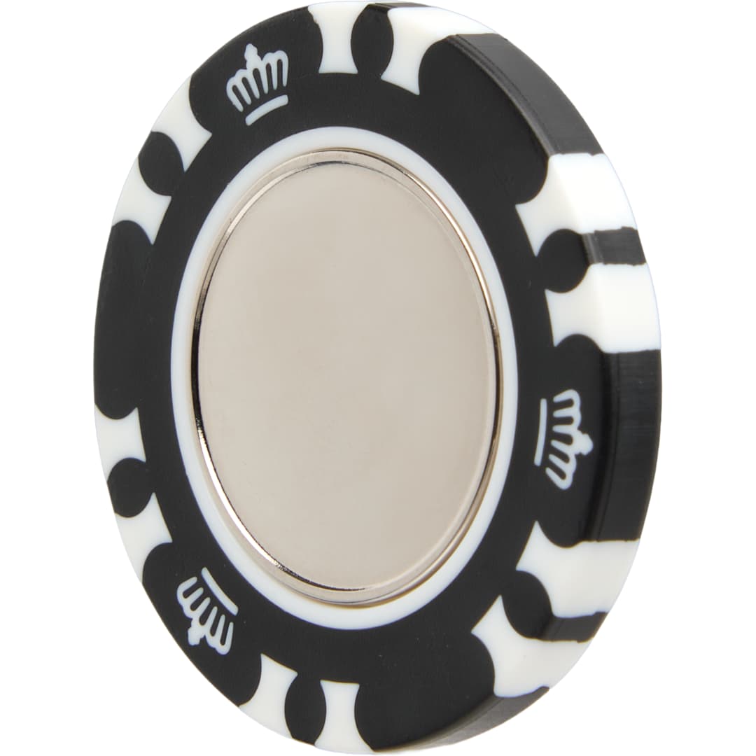  Recycled Poker Chip w/ Metal Ballmarker - 1401-64