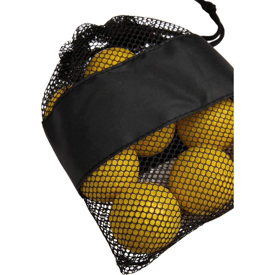 Golf Practice Balls with Mesh Pouch - 1401-65 Yellow