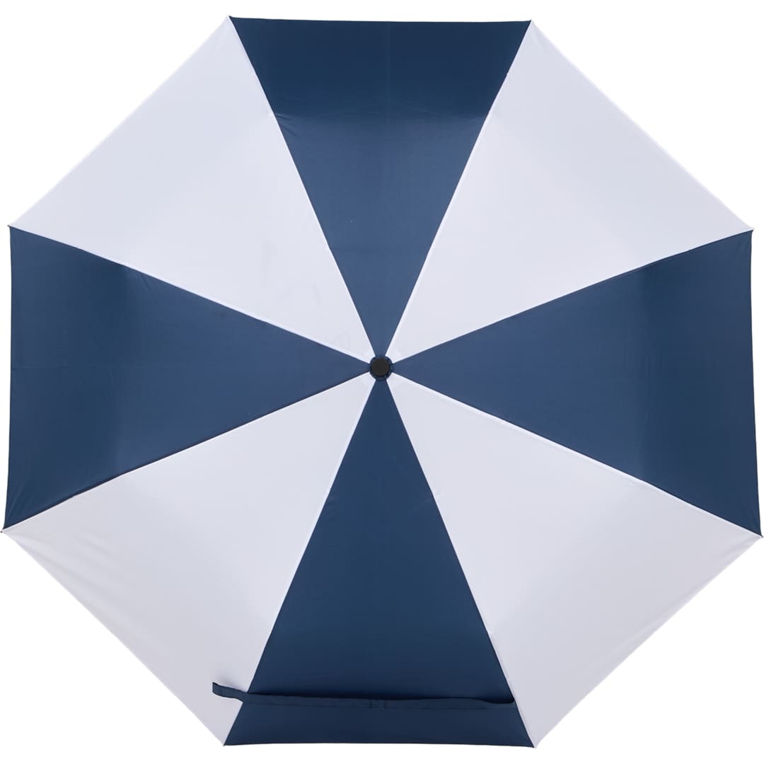 58" Recycled Folding Golf Umbrella - 5050-11 Blue