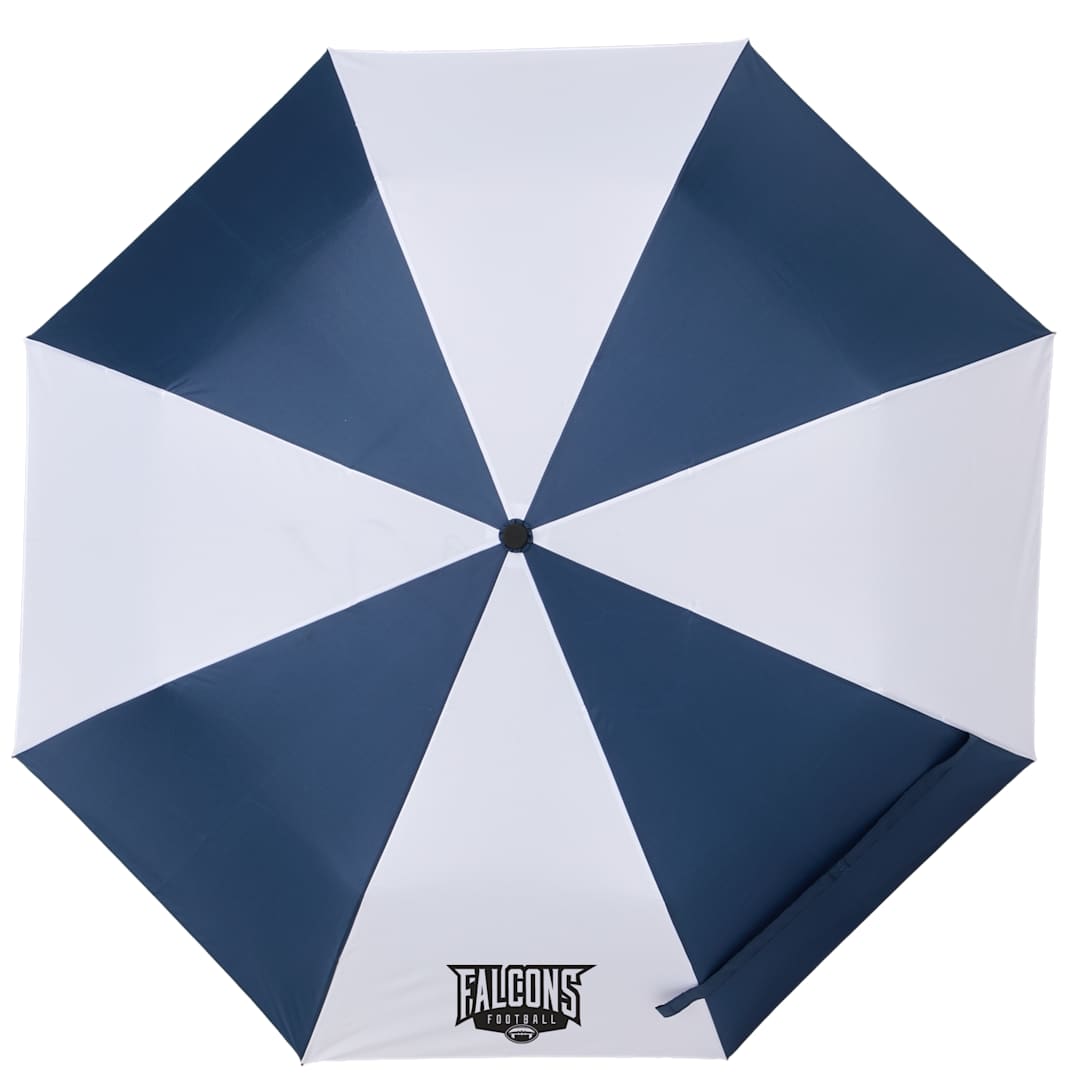 58" Recycled Folding Golf Umbrella - 5050-11 Blue