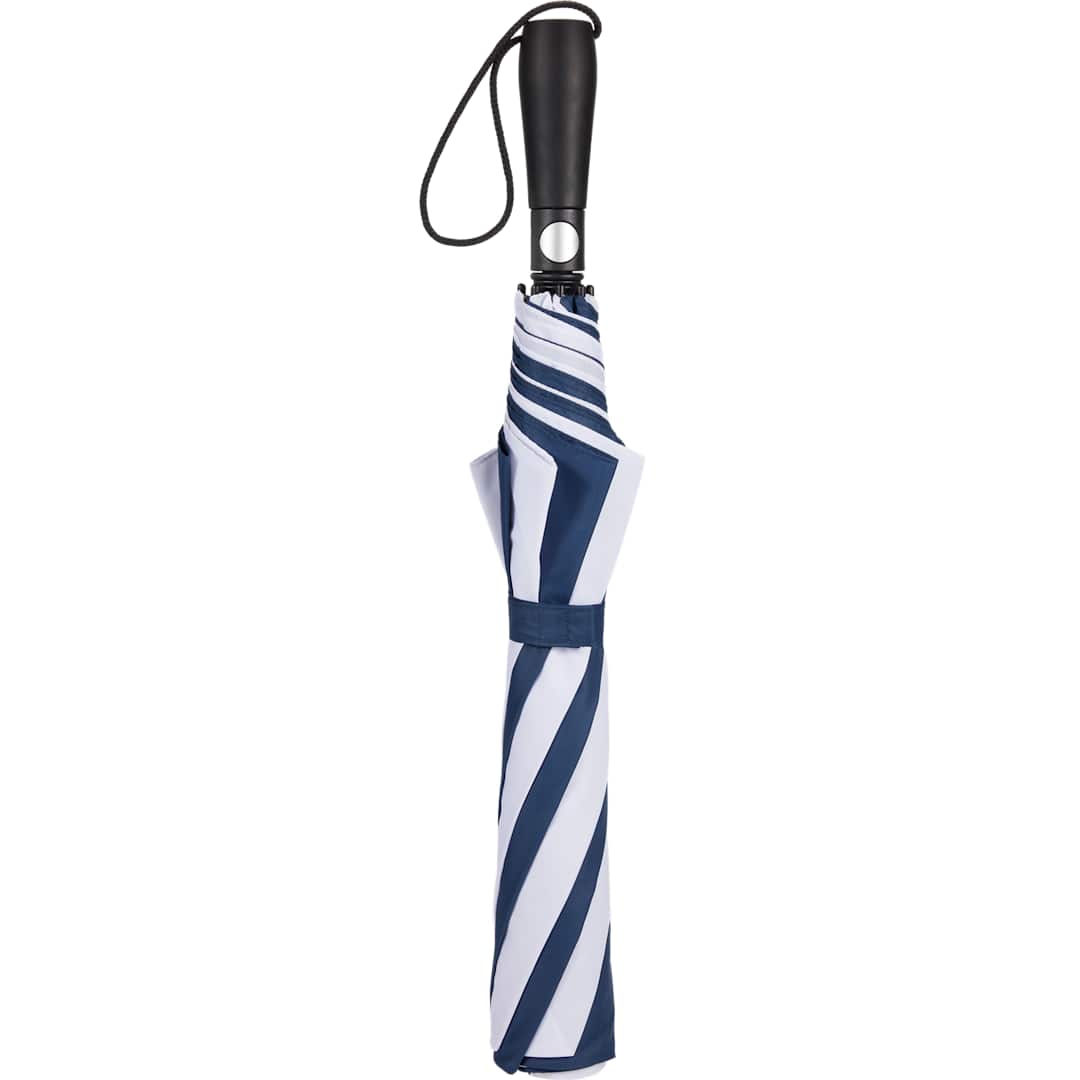 58" Recycled Folding Golf Umbrella - 5050-11 Blue