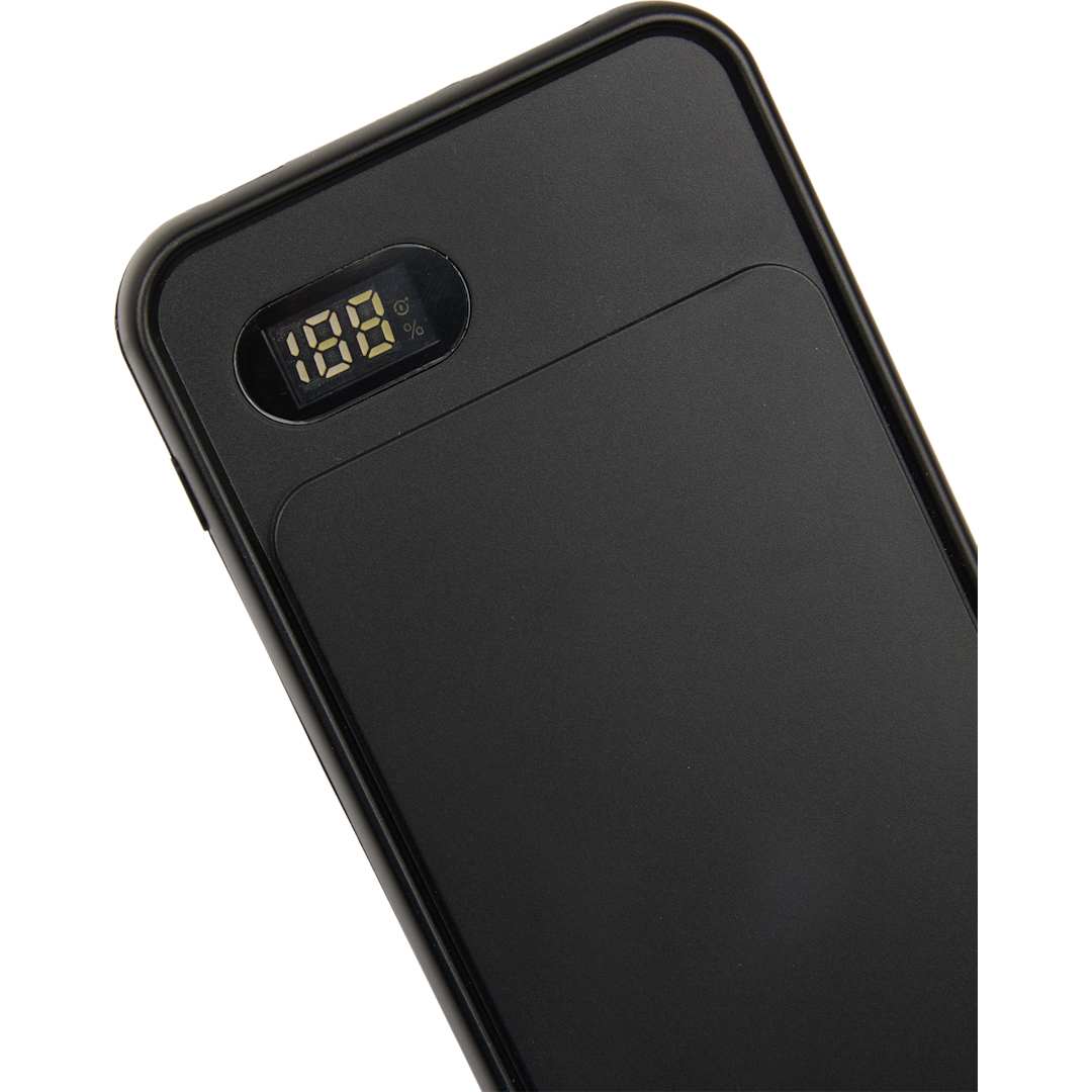 UL Listed 10000 mAh 20W Digital Display PowerBank - 7122-25 Black