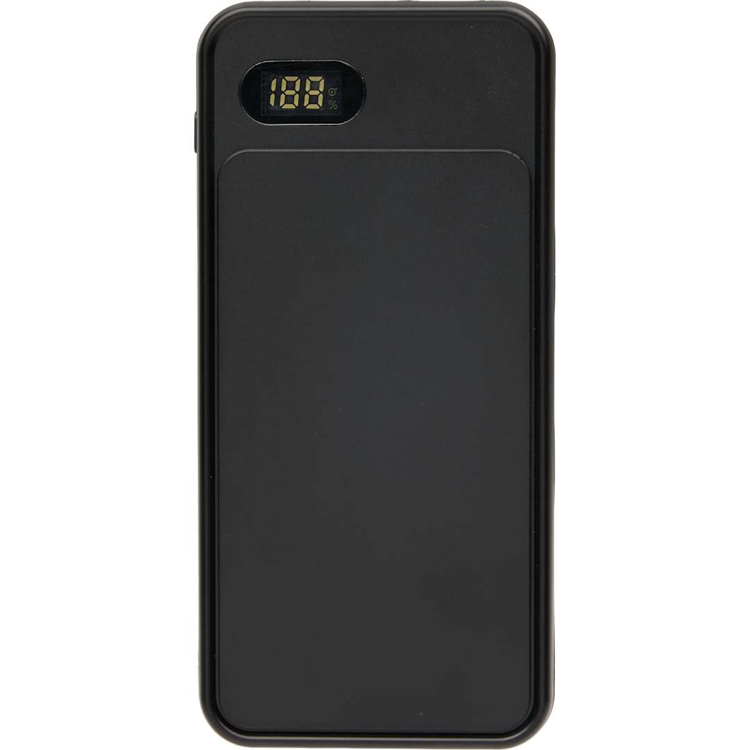 UL Listed 10000 mAh 20W Digital Display PowerBank - 7122-25 Black