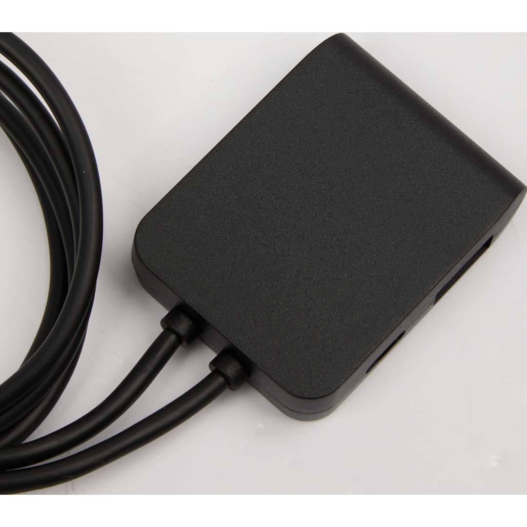 5-IN-1 Charging Cable with USB-A/C Hub - 7143-84 Black