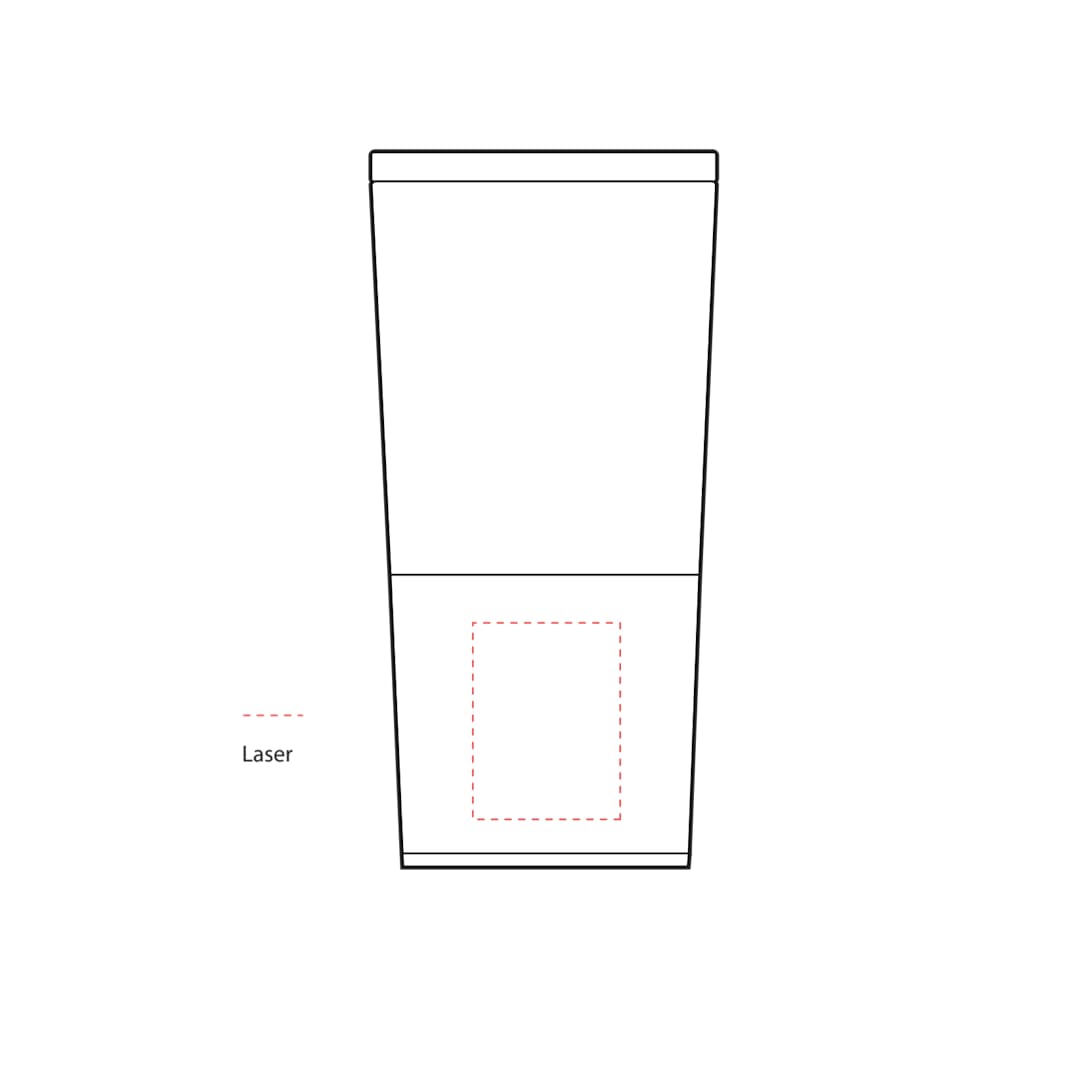 Welly Welly® Copper Vacuum Tumbler 16oz - 1629-03 Black