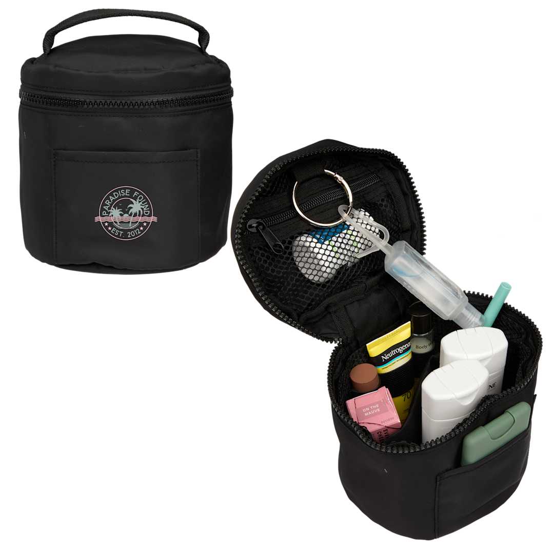 Wellable Wellable Recycled Round Travel Case - 7901-32 Black