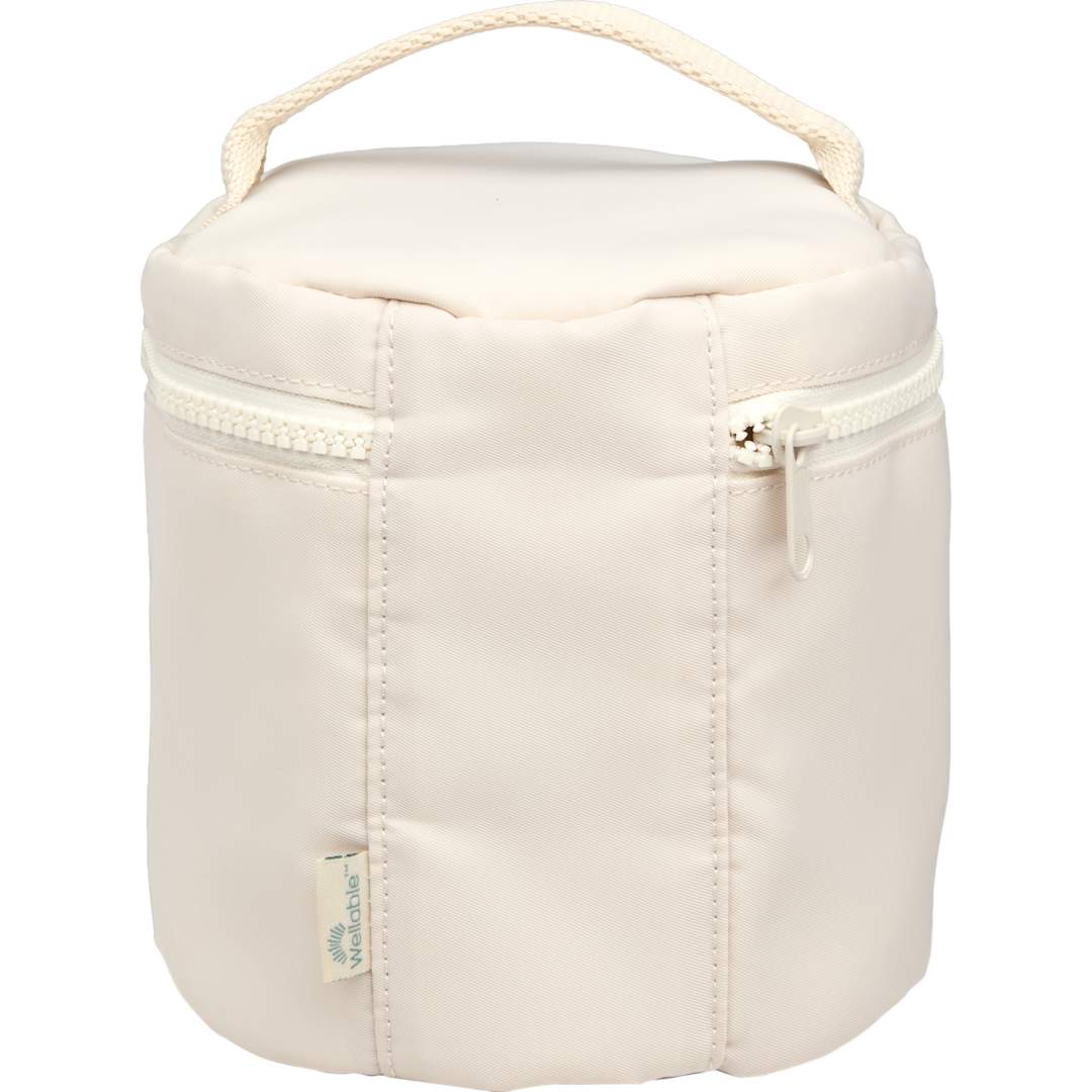 Wellable Wellable Recycled Round Travel Case - 7901-32 Natural
