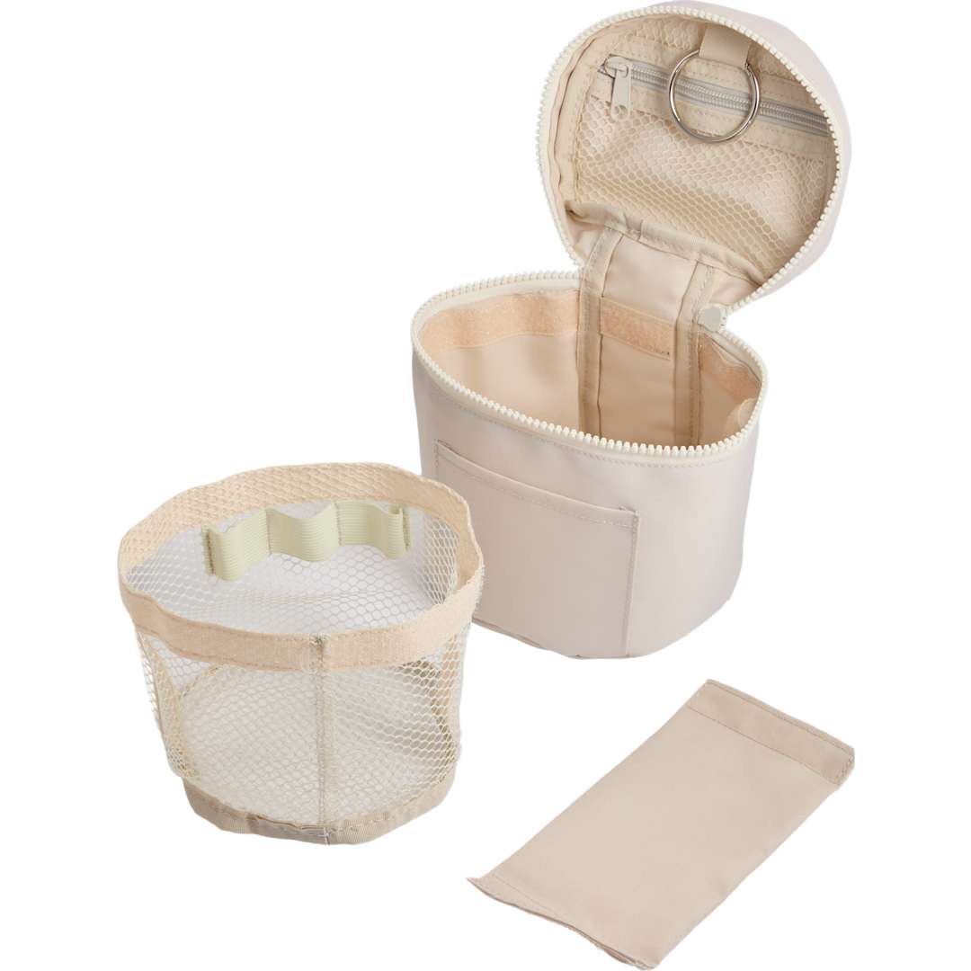 Wellable Wellable Recycled Round Travel Case - 7901-32 Natural