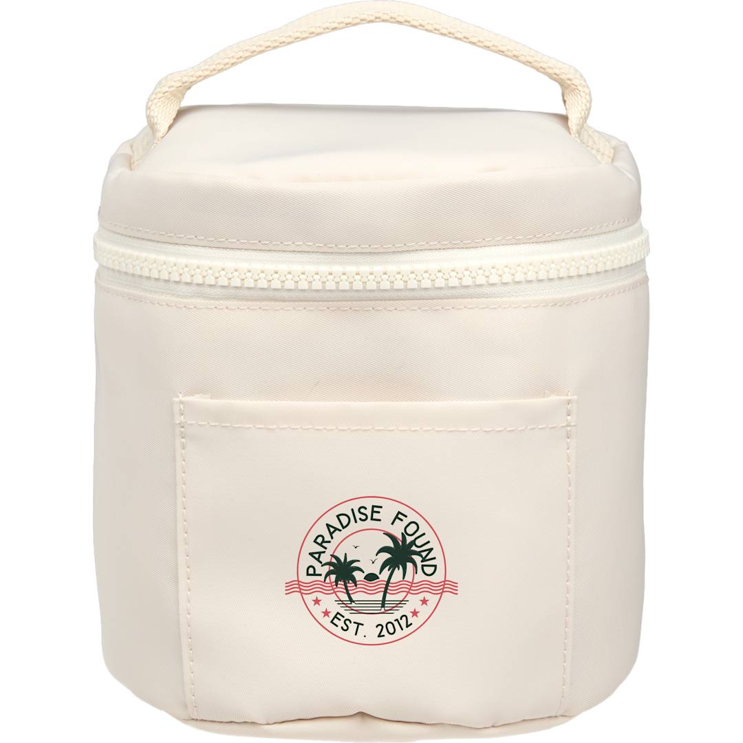 Wellable Wellable Recycled Round Travel Case - 7901-32 Natural