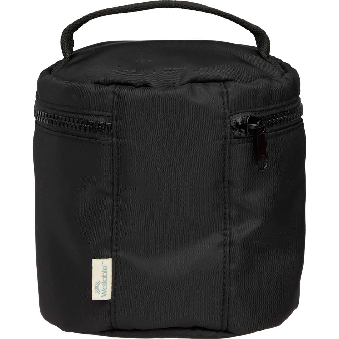 Wellable Wellable Recycled Round Travel Case - 7901-32 Black