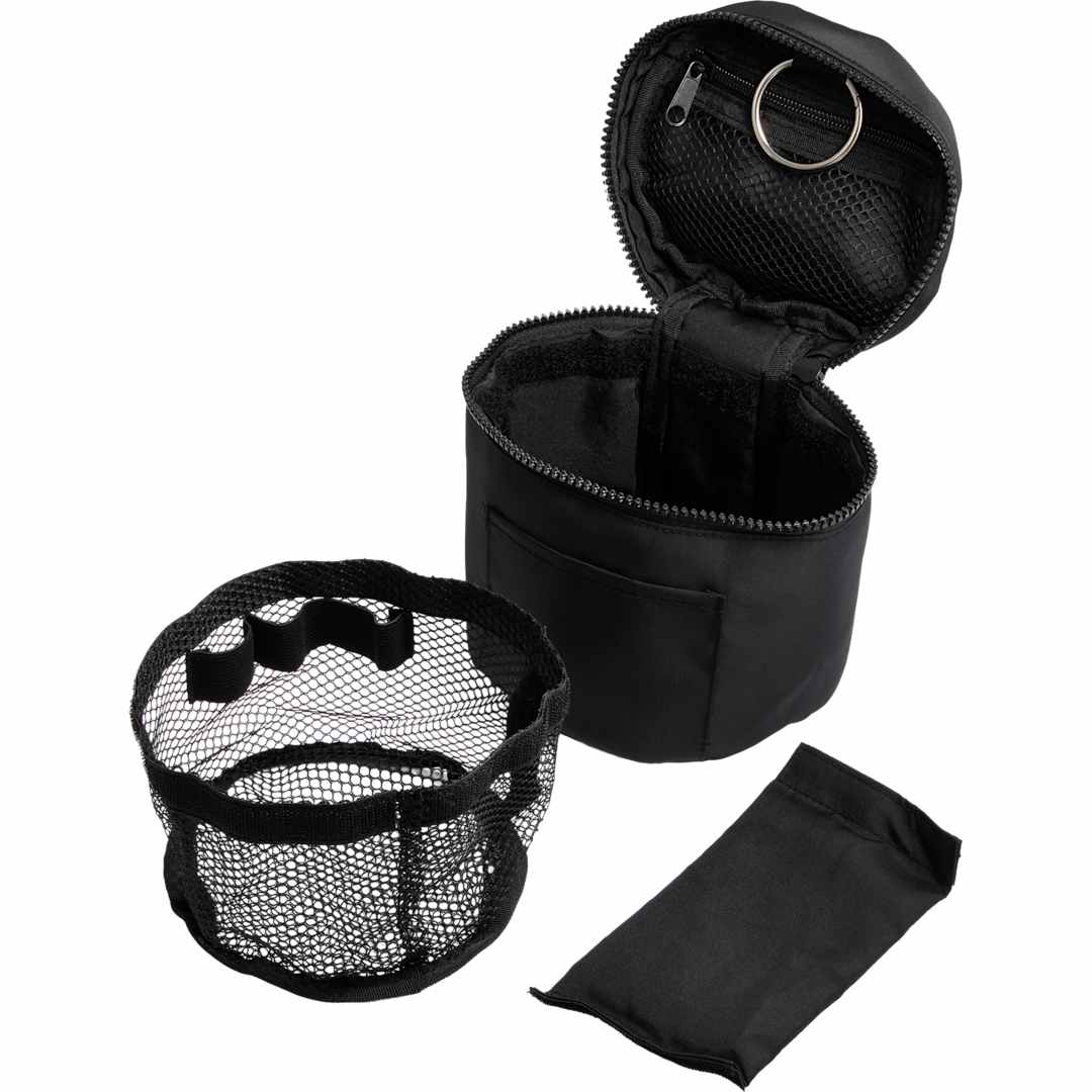 Wellable Wellable Recycled Round Travel Case - 7901-32 Black