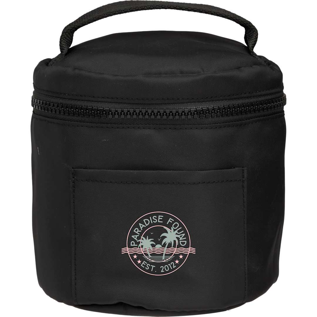 Wellable Wellable Recycled Round Travel Case - 7901-32 Black