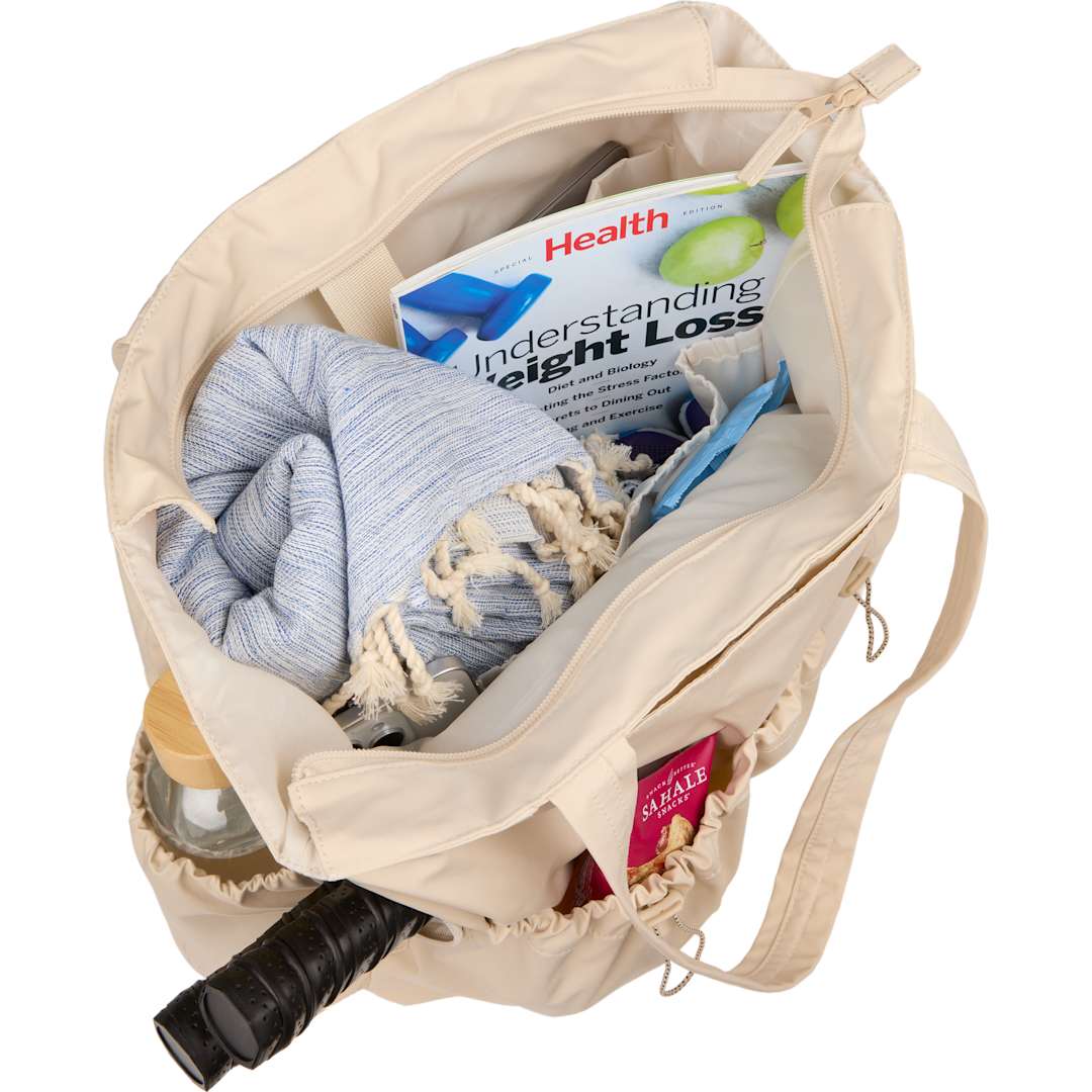Wellable Wellable Recycled Sport Tote - 7901-48 White