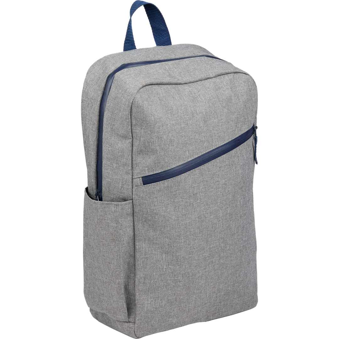 Angle Recycled 15&quot; Laptop Backpack - 9898-21 Gray