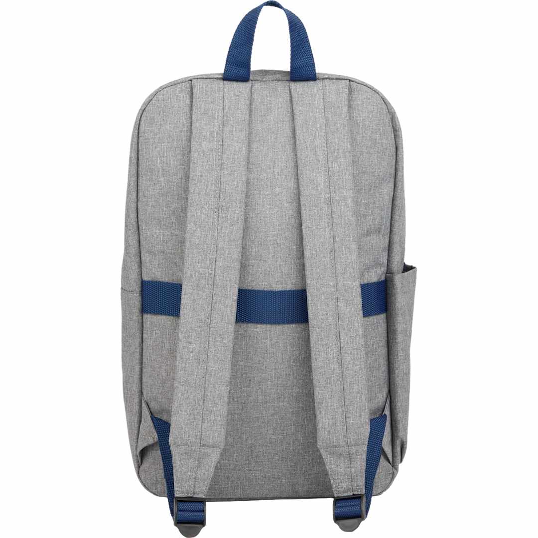 Angle Recycled 15&quot; Laptop Backpack - 9898-21 Gray