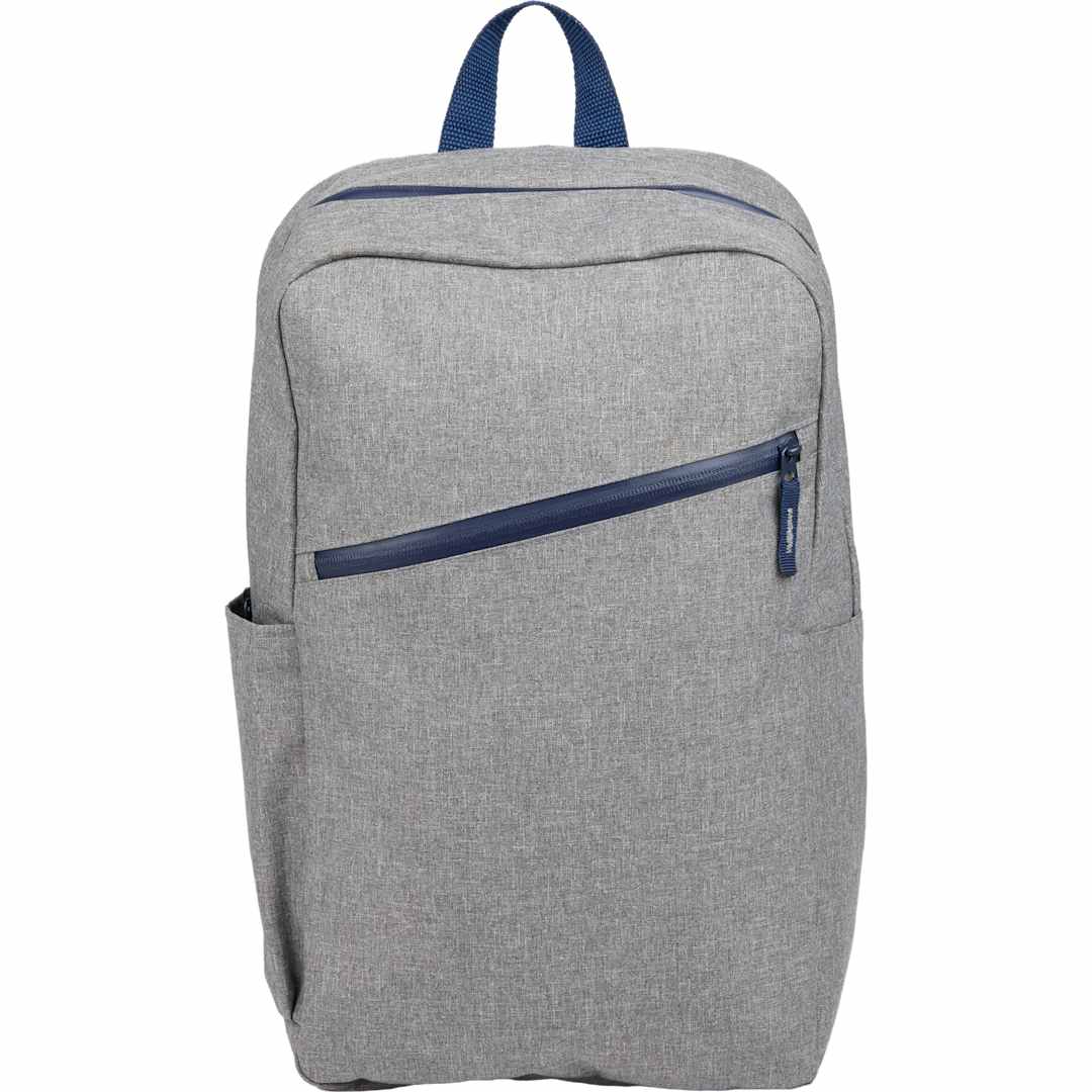 Angle Recycled 15&quot; Laptop Backpack - 9898-21 Gray