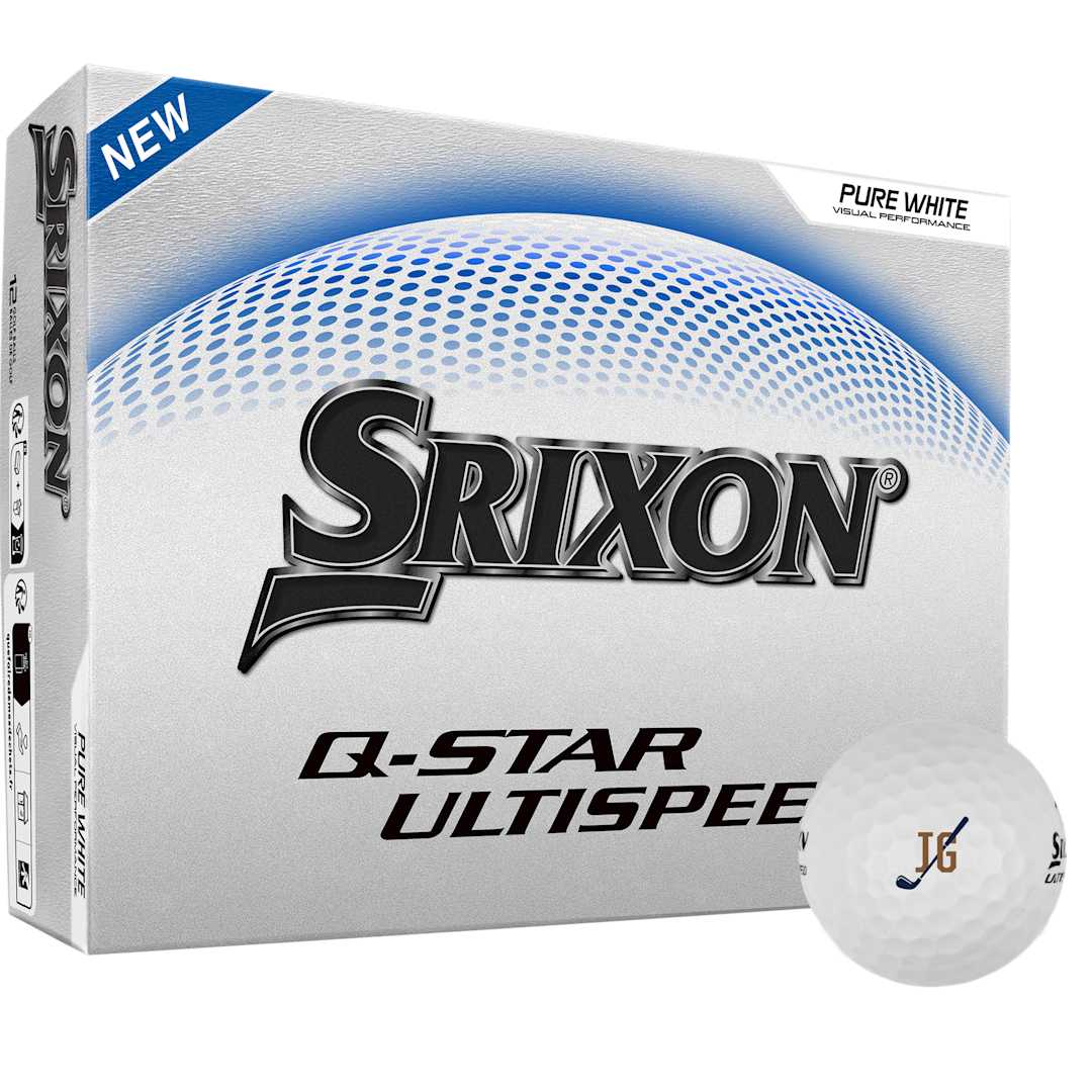 SRIXON Srixon Q-STAR ULTISPEED Golf Balls - 12 Pack - 9902-25 White