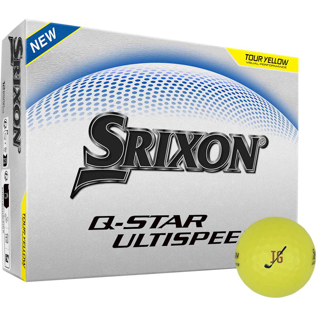 SRIXON Srixon Q-STAR ULTISPEED Golf Balls - 12 Pack - 9902-25 Yellow