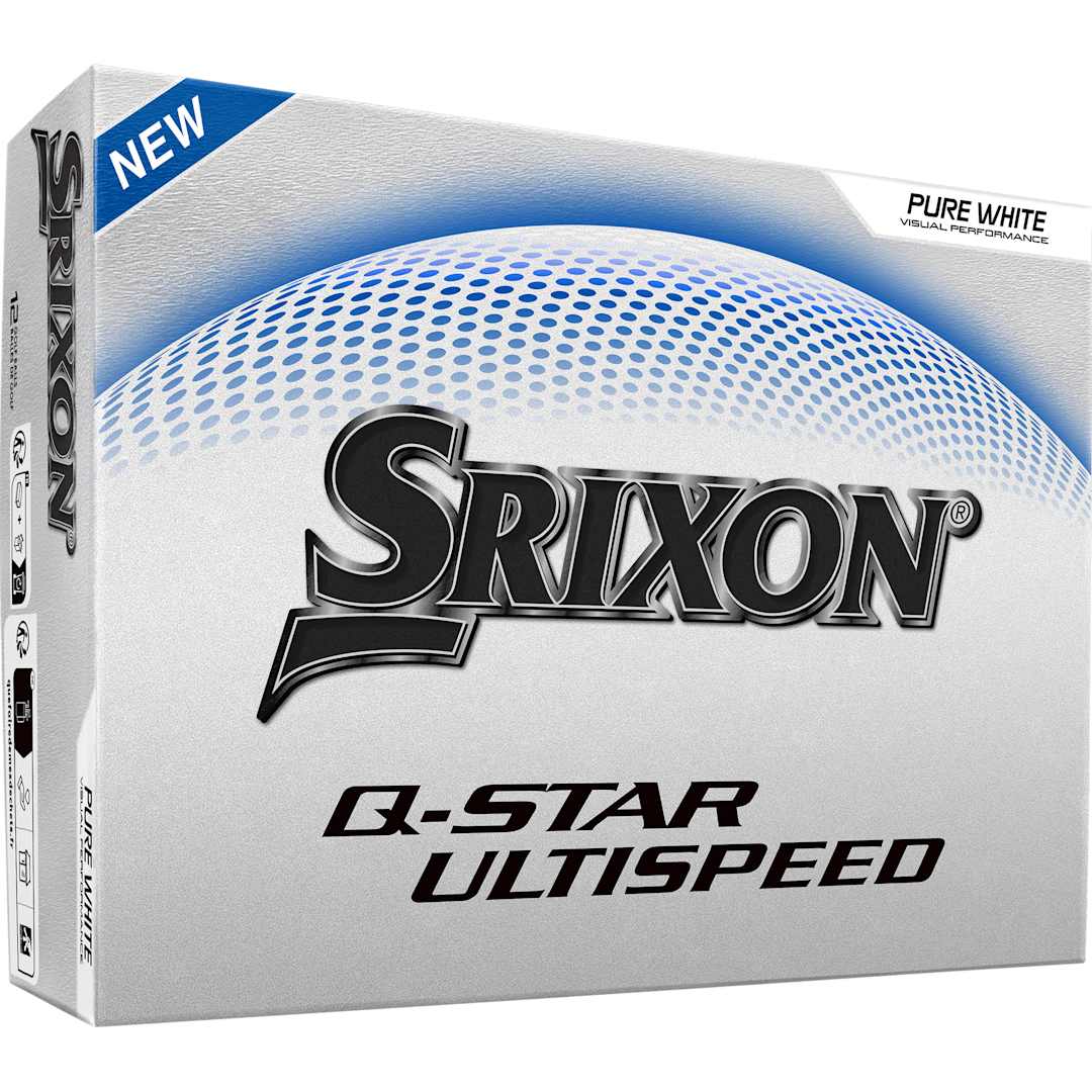 SRIXON Srixon Q-STAR ULTISPEED Golf Balls - 12 Pack - 9902-25 White