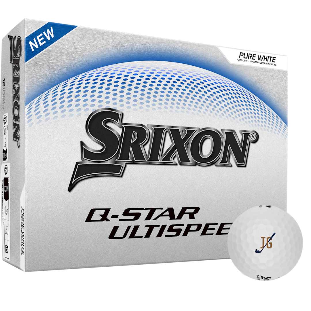 SRIXON Srixon Q-STAR ULTISPEED Golf Balls - 12 Pack - 9902-25 White