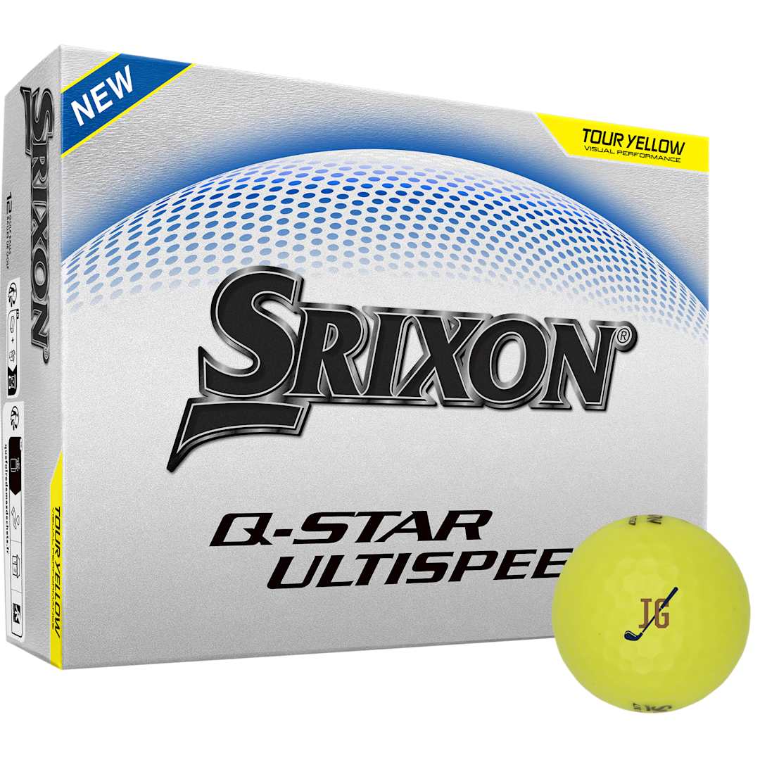 SRIXON Srixon Q-STAR ULTISPEED Golf Balls - 12 Pack - 9902-25 Yellow