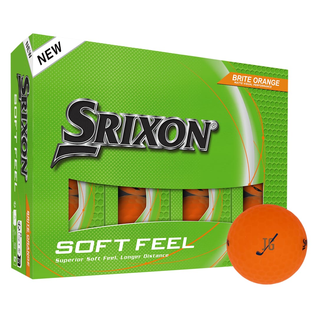 SRIXON Srixon Soft Feel BRITE Golf Balls - 12 Pack - 9902-27 Orange