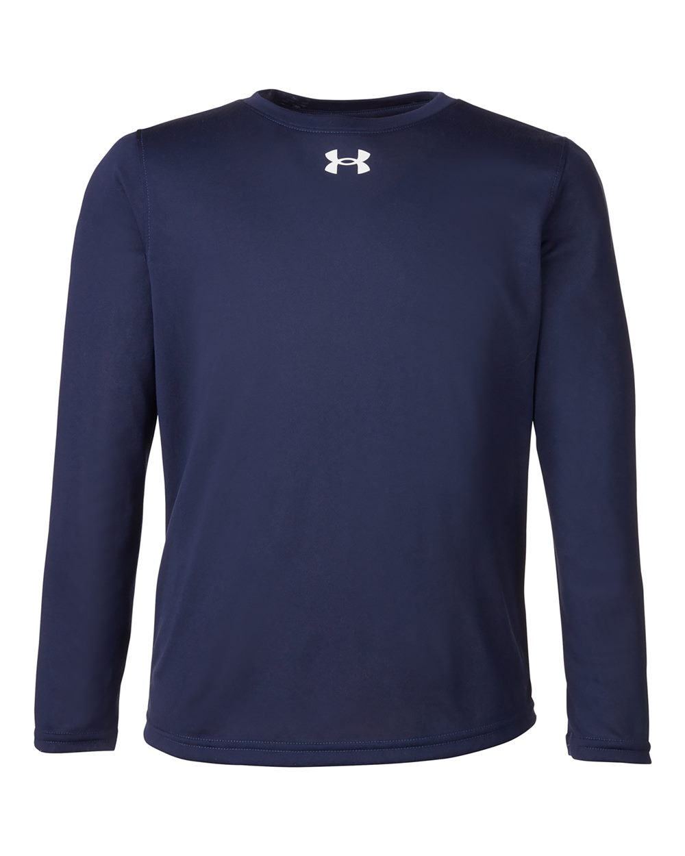 Under Armour Youth Tech™ Team Long Sleeve T-Shirt - 1377488 Midnight Navy- White