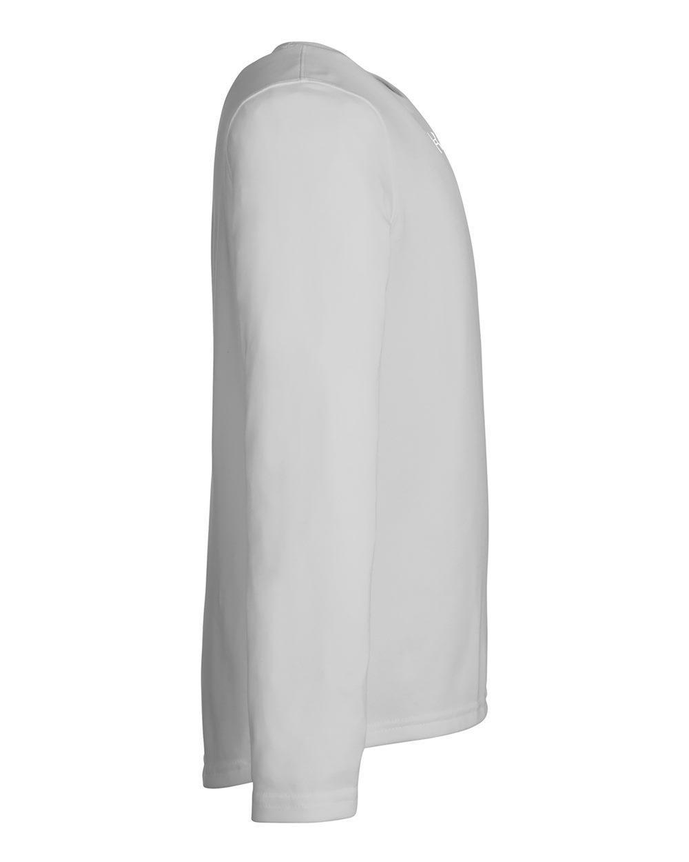 Under Armour Youth Tech™ Team Long Sleeve T-Shirt - 1377488 Mod Grey Light Heather- White