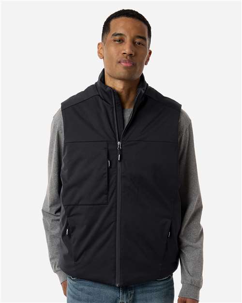 Core365 Unisex Techno Lite Flat-Fill Insulated Vest - CE716 Black