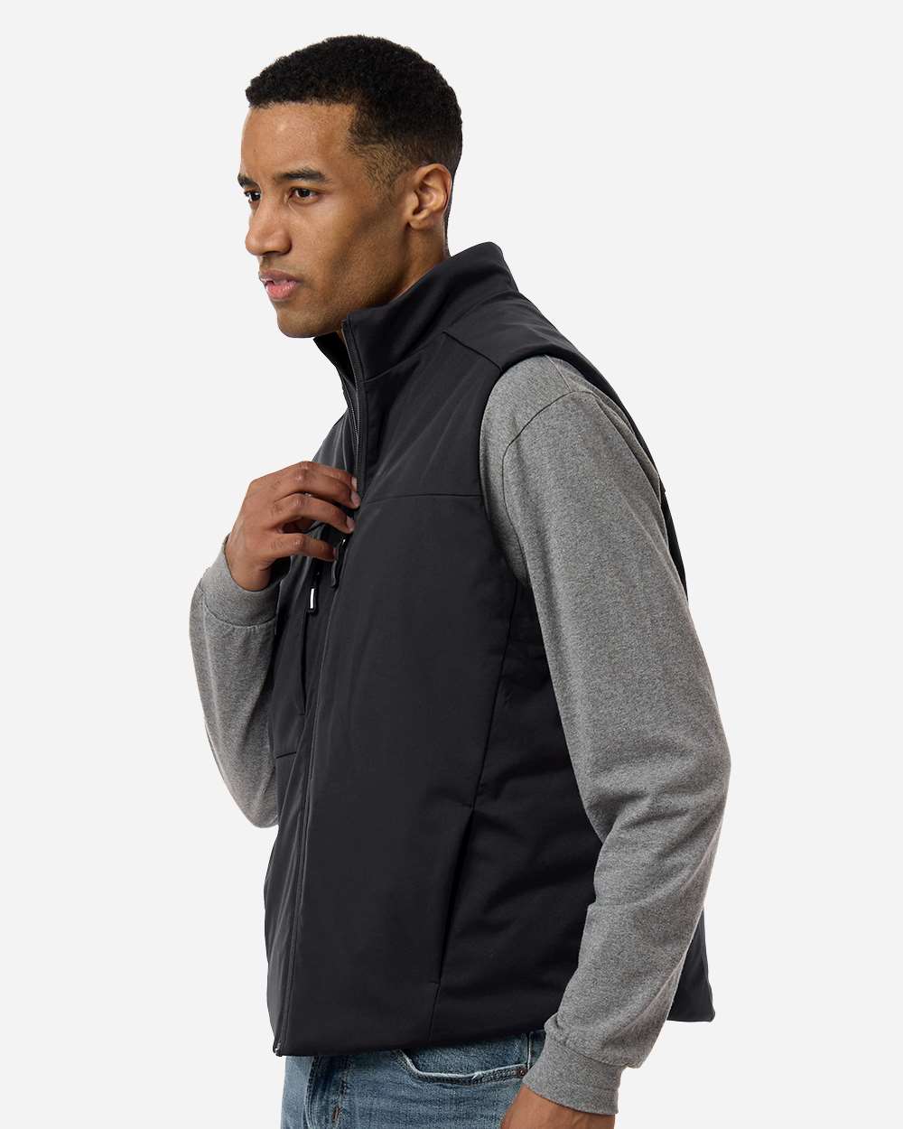 Core365 Unisex Techno Lite Flat-Fill Insulated Vest - CE716 Black